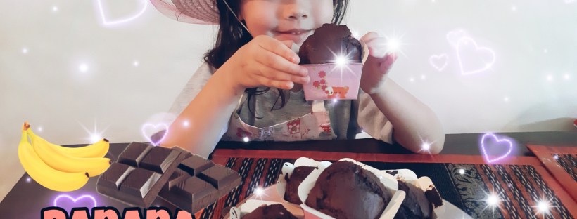 banana chocolate muffins kinder's kitchen